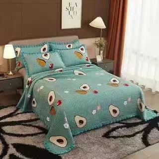 Korean Style Crystal Velvet Quilted Sheets