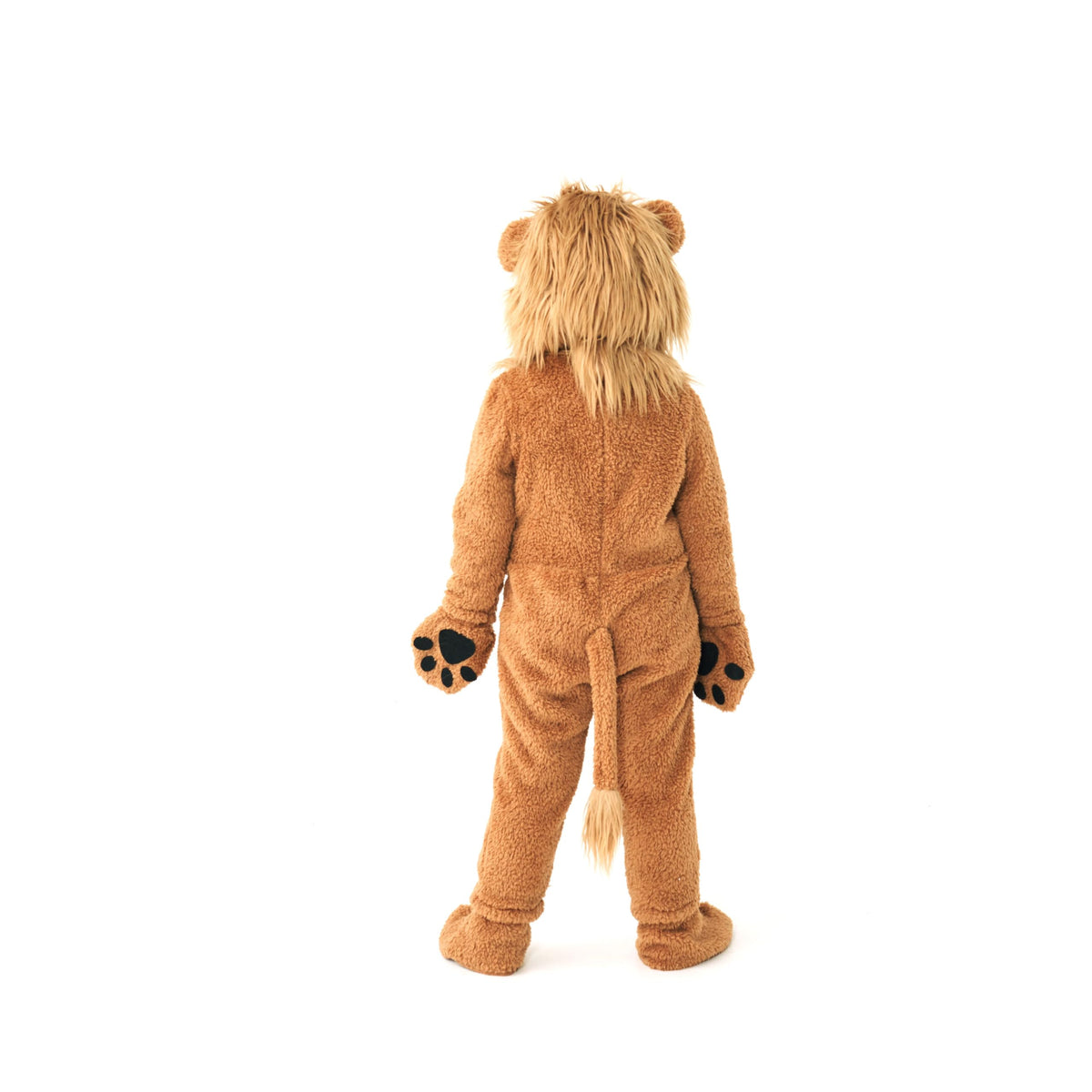Kosgraiy Lion Costume for Kids | Unisex Lion Onesie (Size S, 4-6 Years)
