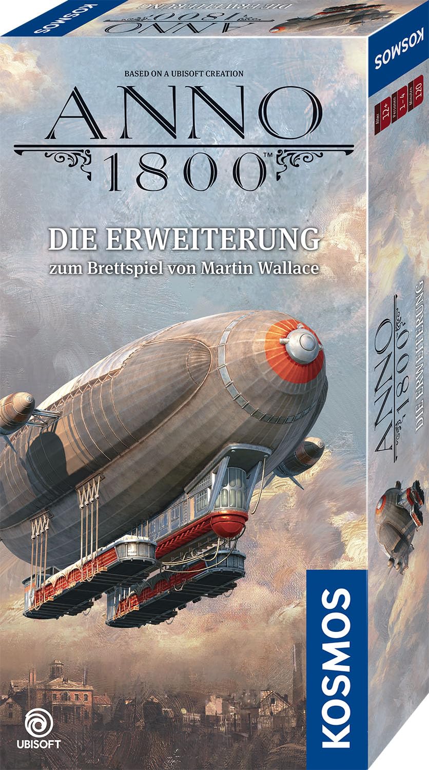 Kosmos 682309 Anno 1800 Expansion – More Strategic Opportunities, New Order Cards, Solo Campaign