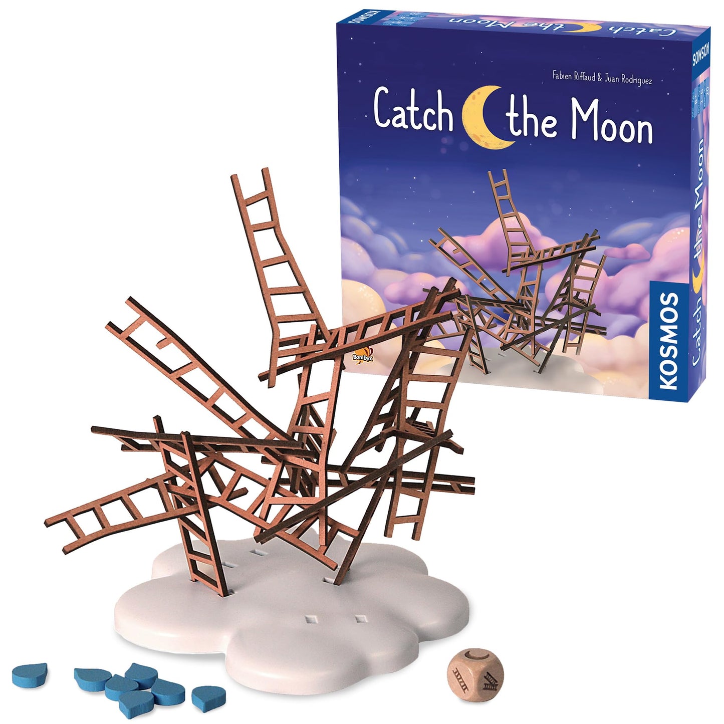 Catch The Moon by Kosmos | Dexterity Stacking Game for 1-6 Players
