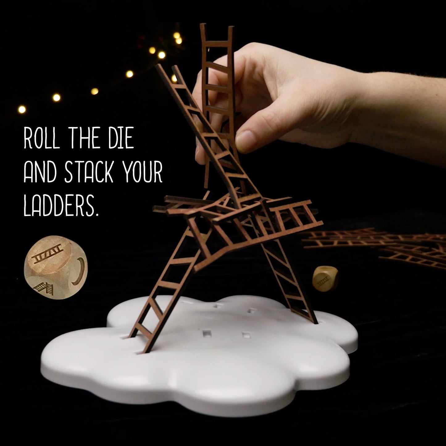 Catch The Moon by Kosmos | Dexterity Stacking Game for 1-6 Players