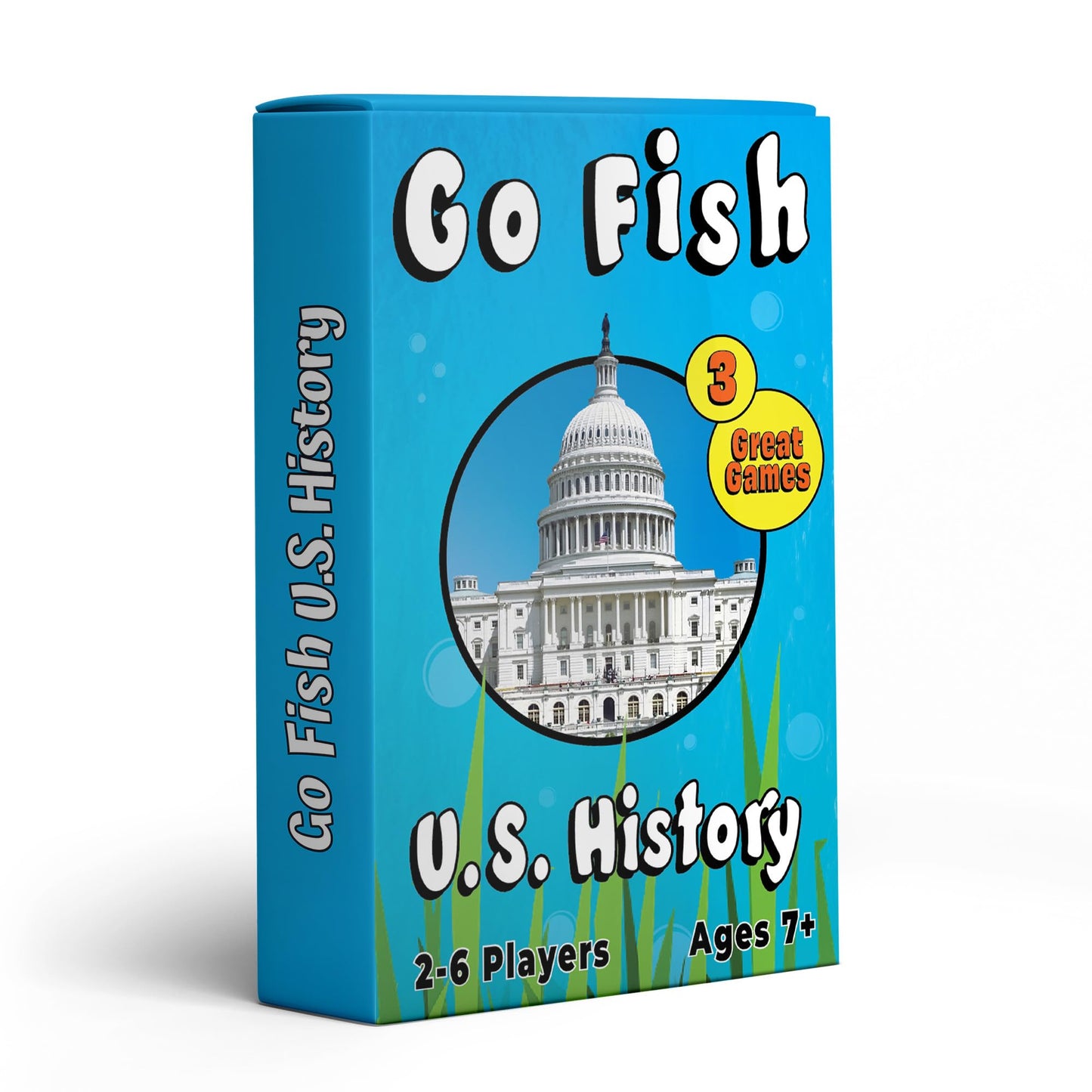 KosoGames Go Fish U.S. History - Educational Family Card Game for Ages 7+