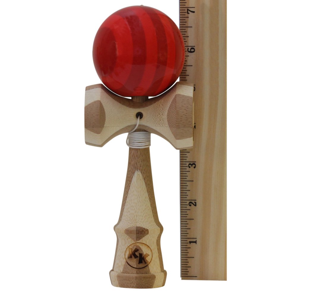 Kotaro Pro Bamboo Kendama – Full-Size Traditional 7.25-inch with Extra String