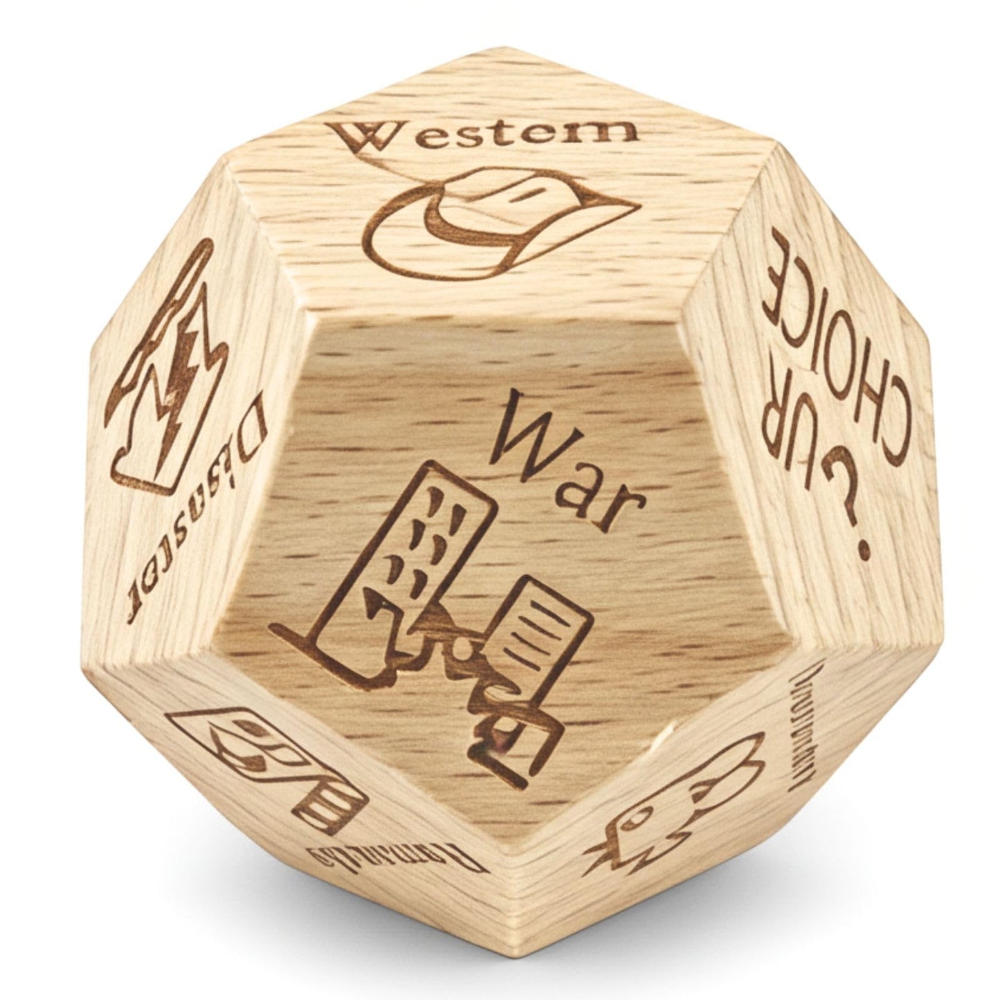 kowgical Valentine’s Day Gifts: Wooden Date Night Dice for Couples