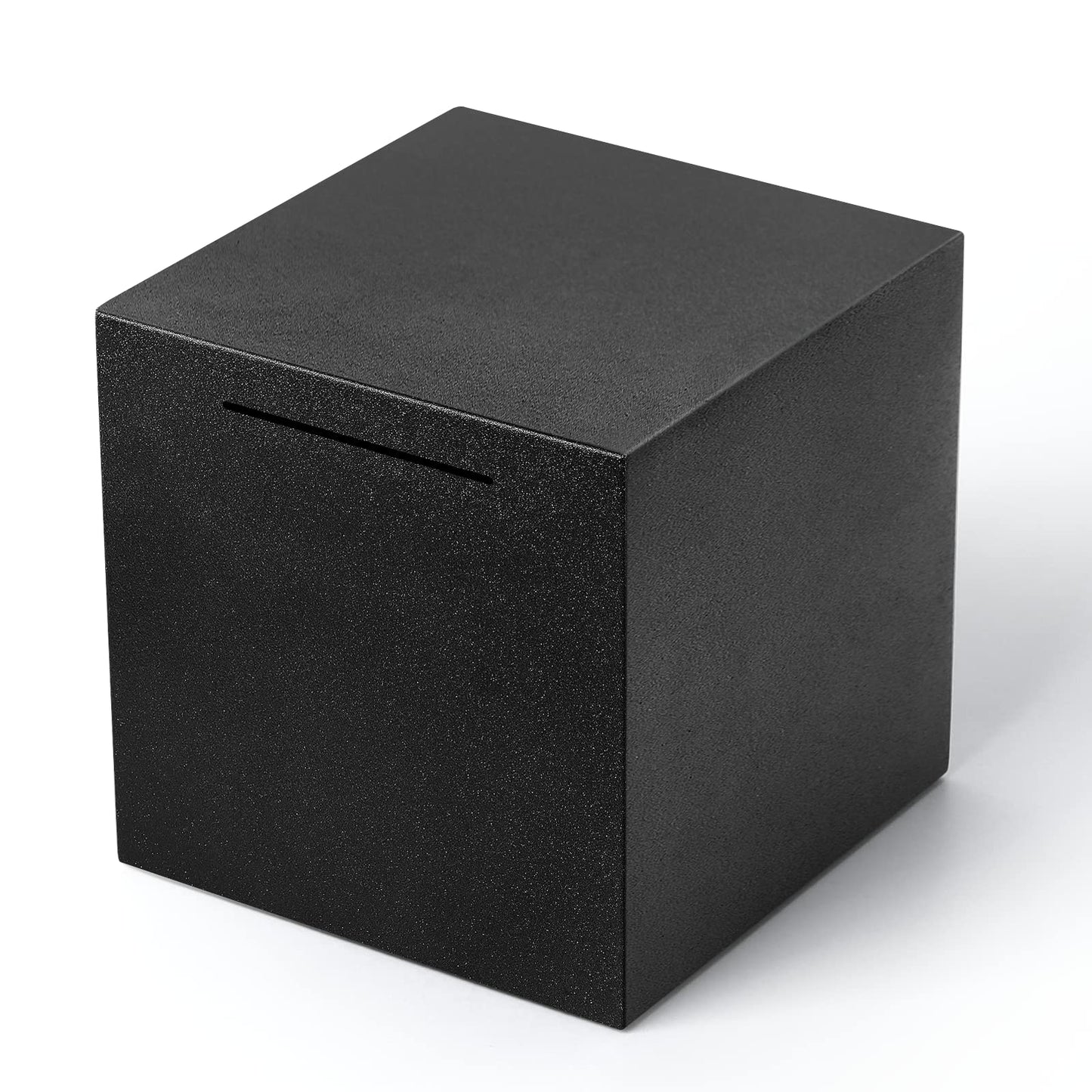 Kozsort Unbreakable Piggy Bank for Adults — Stainless Steel, 7.9-Inch, Black