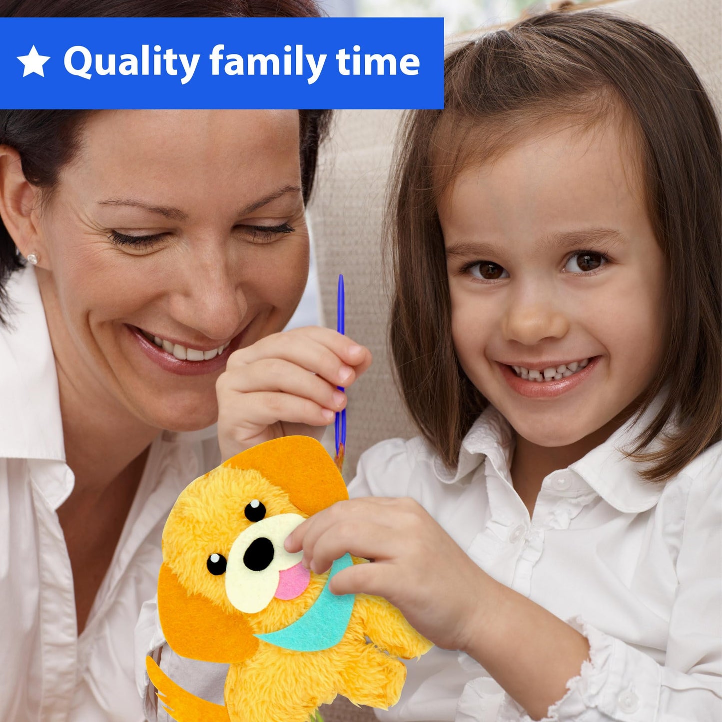 KRAFUN Easy Sewing Kit for Beginners – 8 Plush Dog & Cat Projects for Kids