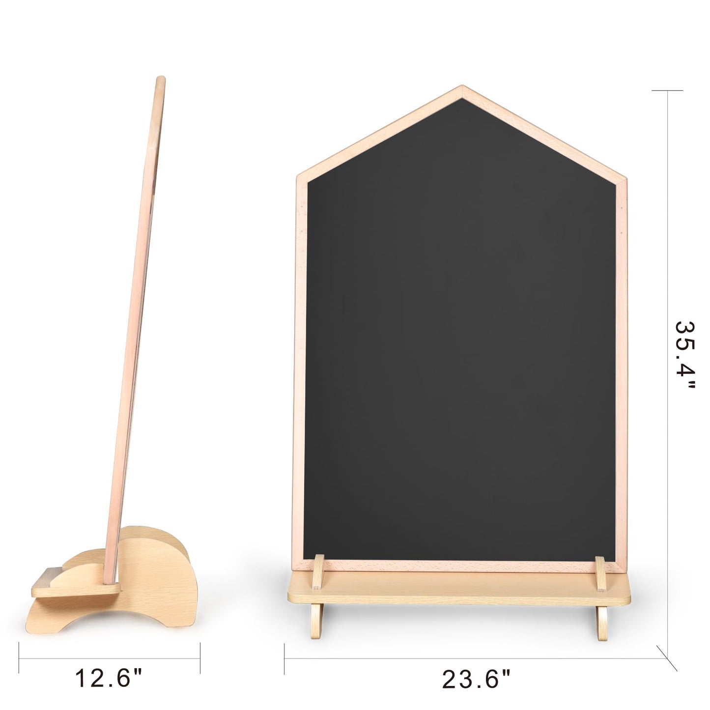 KRAND Double-Sided Magnetic Drawing Board for Kids | Wall Mountable Art Easel