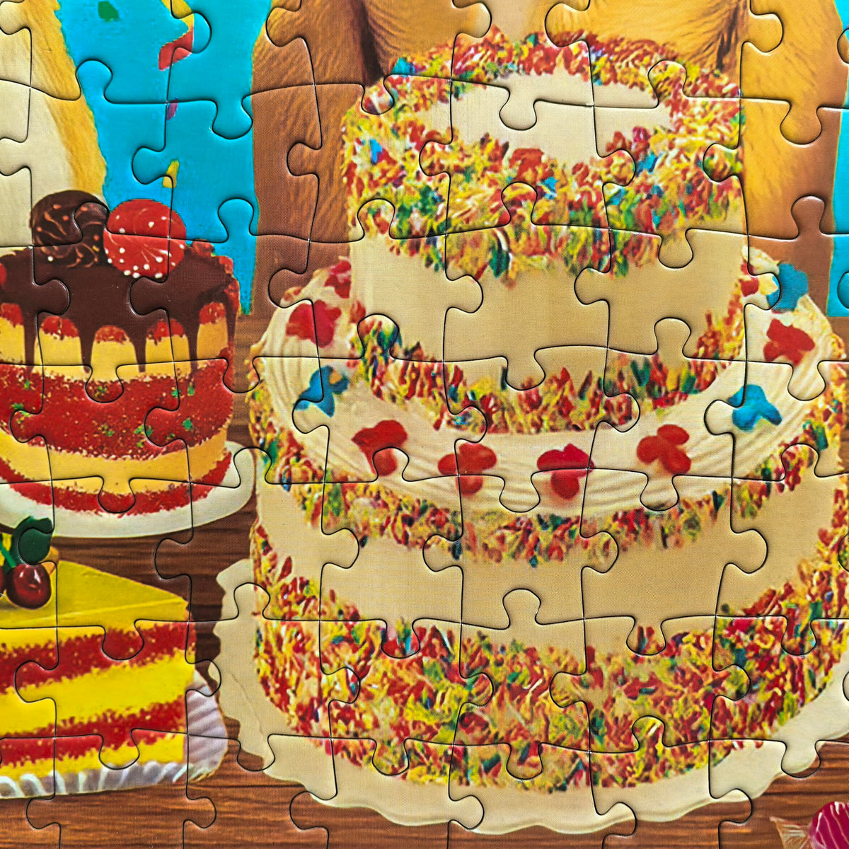 Kribin 300-Piece Jigsaw Puzzle – Puppy Birthday Party | Large Piece for Kids & Adults