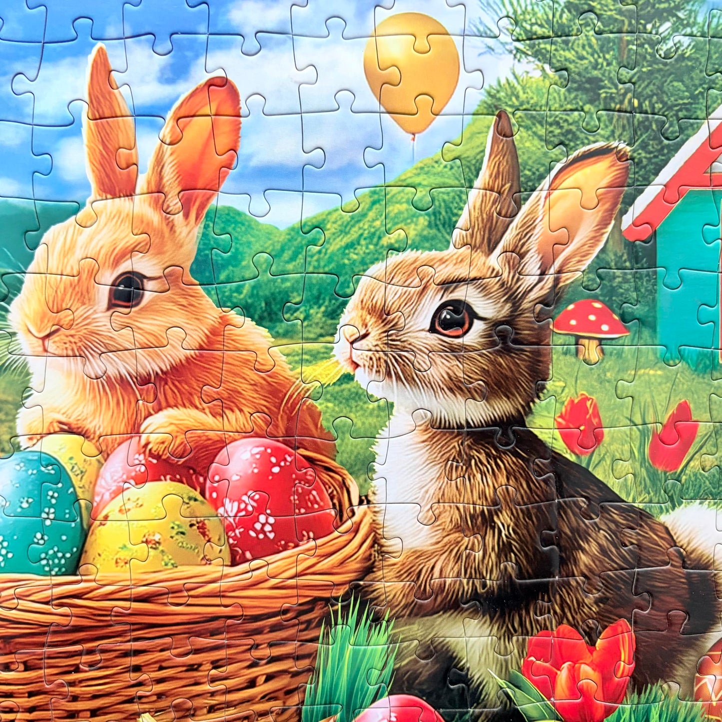 Kribin 300-Piece Easter Puzzle – For All Ages + Poster