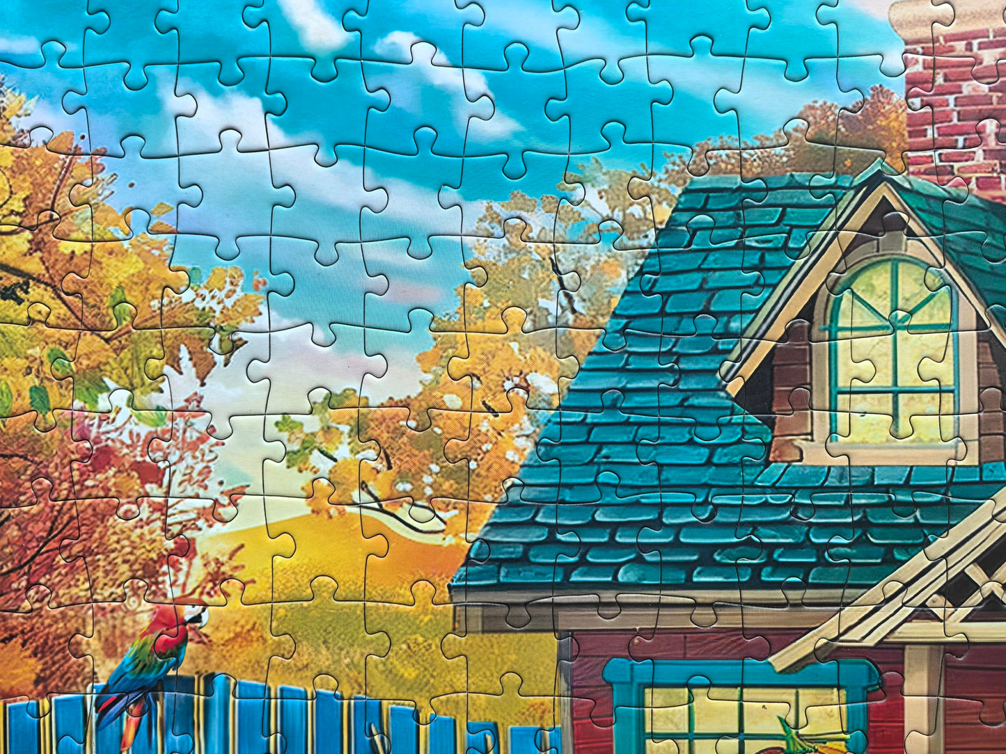 Kribin 300 Piece Fall Puzzle for Adults & Seniors – Autumn Pumpkin Harvest