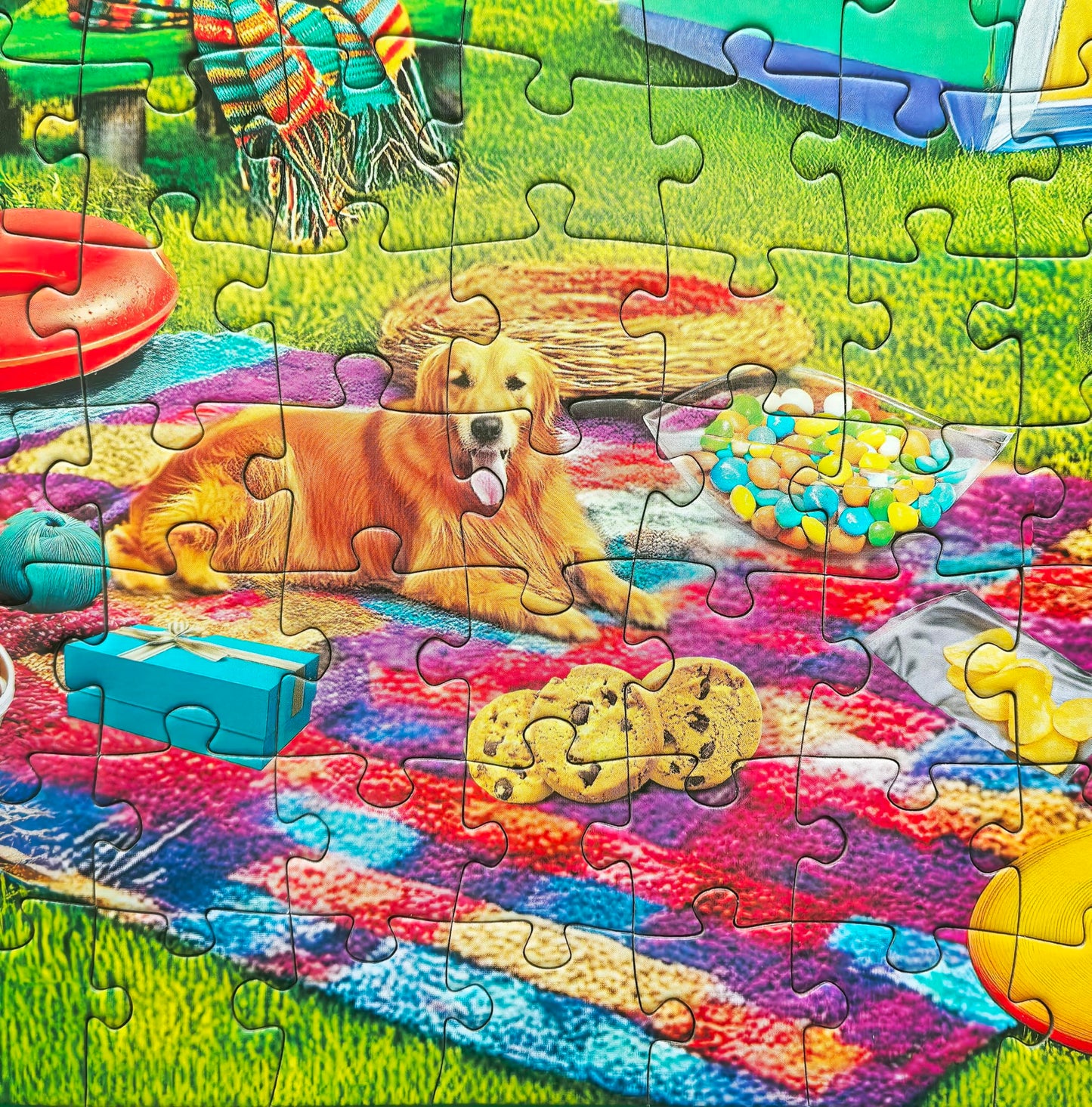 Kribin 300-Piece Lake Camping Puzzle – Large Pieces for Adults & Seniors
