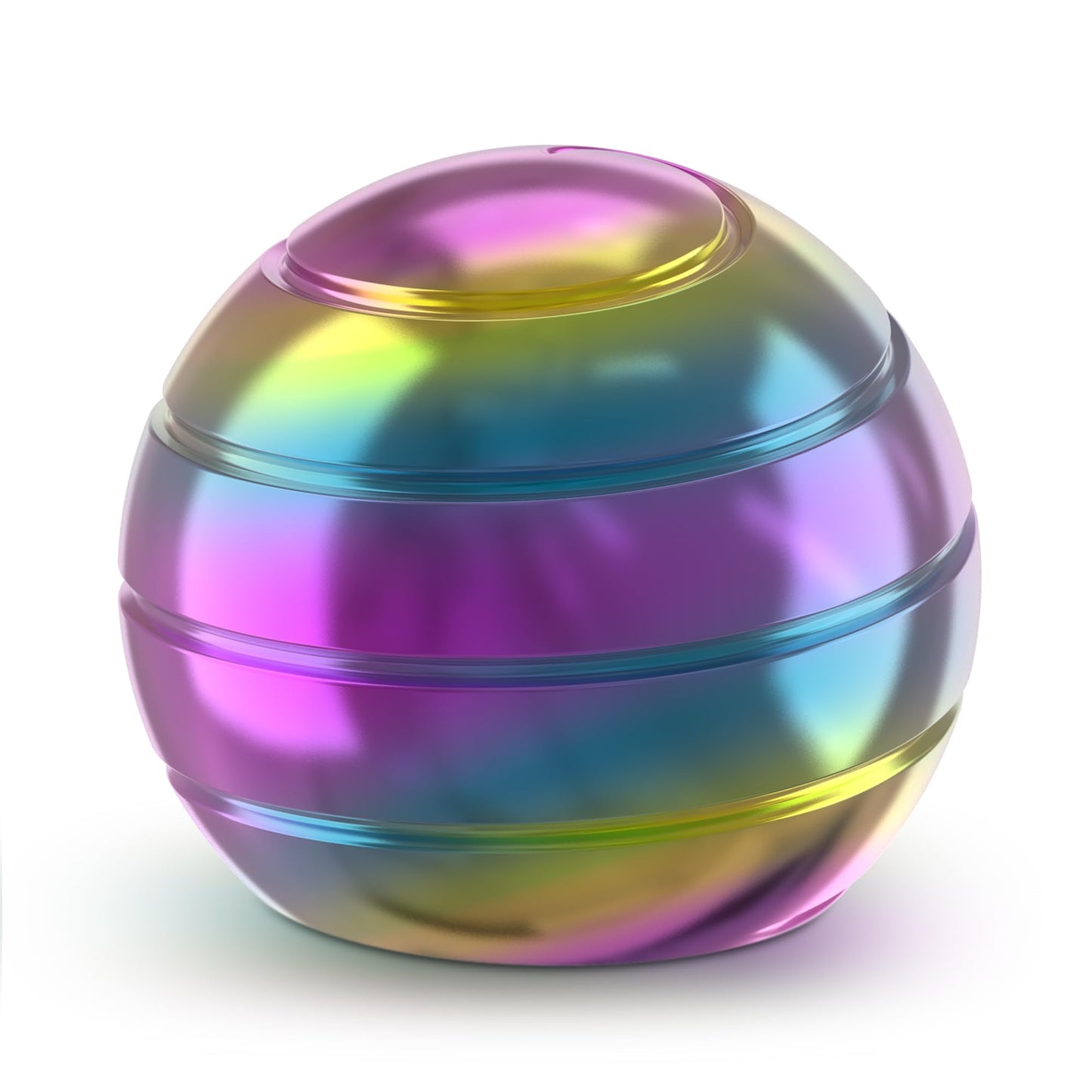 Kryfa Hypnotic Kinetic Desk Toy – Rainbow Spin for Focus & Fidgeting