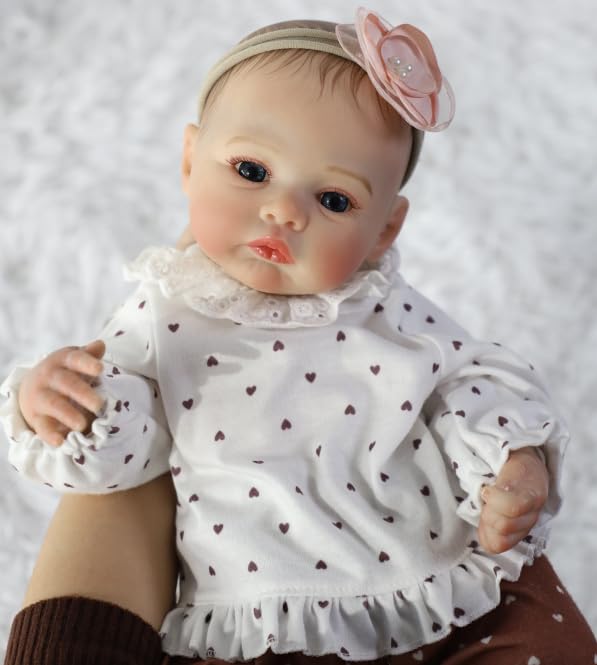 KSBD Reborn Baby Dolls – 18 Inch Realistic Girl Doll with Accessories