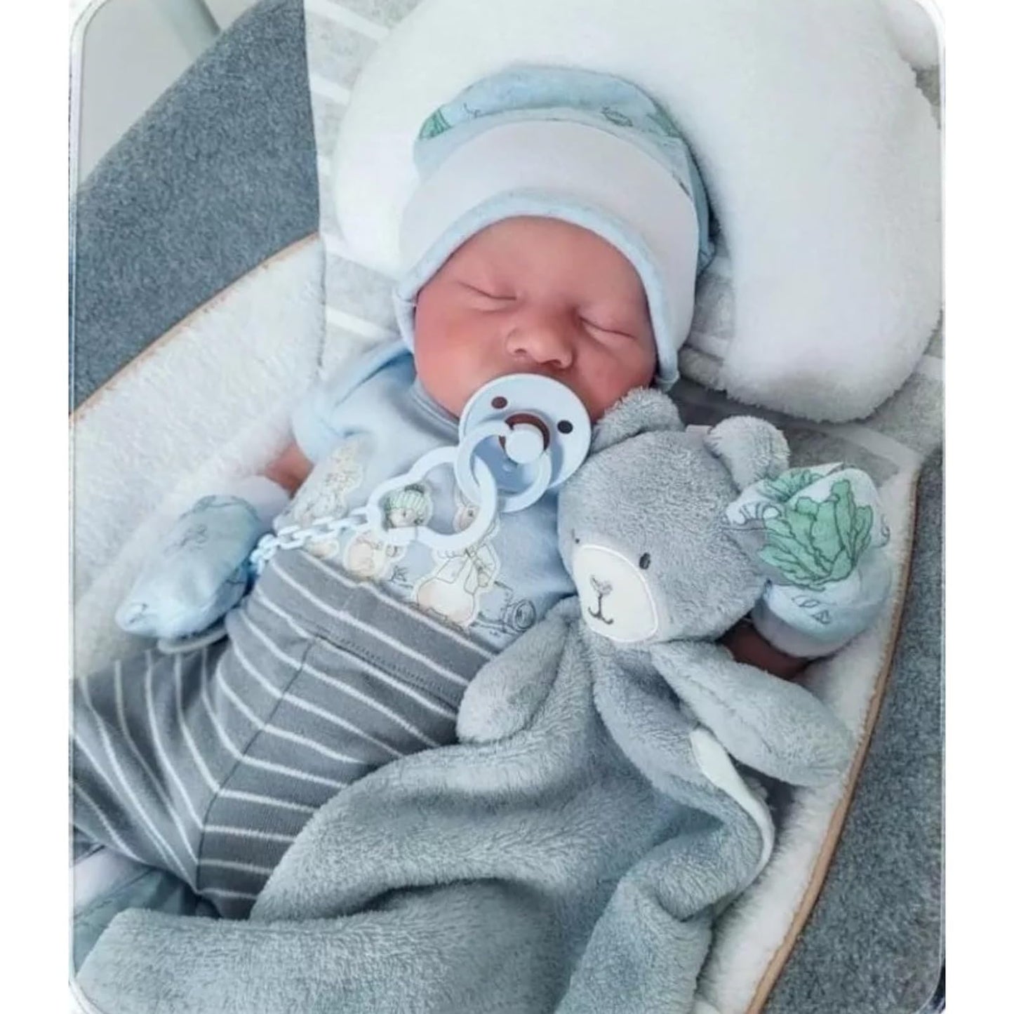 KSBD Levi 18-Inch Realistic Reborn Doll – Lifelike Sleeping Baby Boy