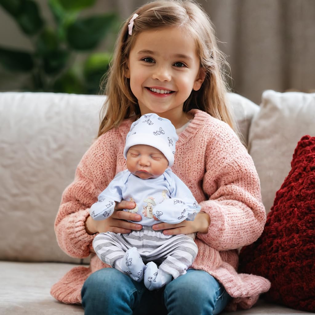 KSBD Levi 18-Inch Realistic Reborn Doll – Lifelike Sleeping Baby Boy