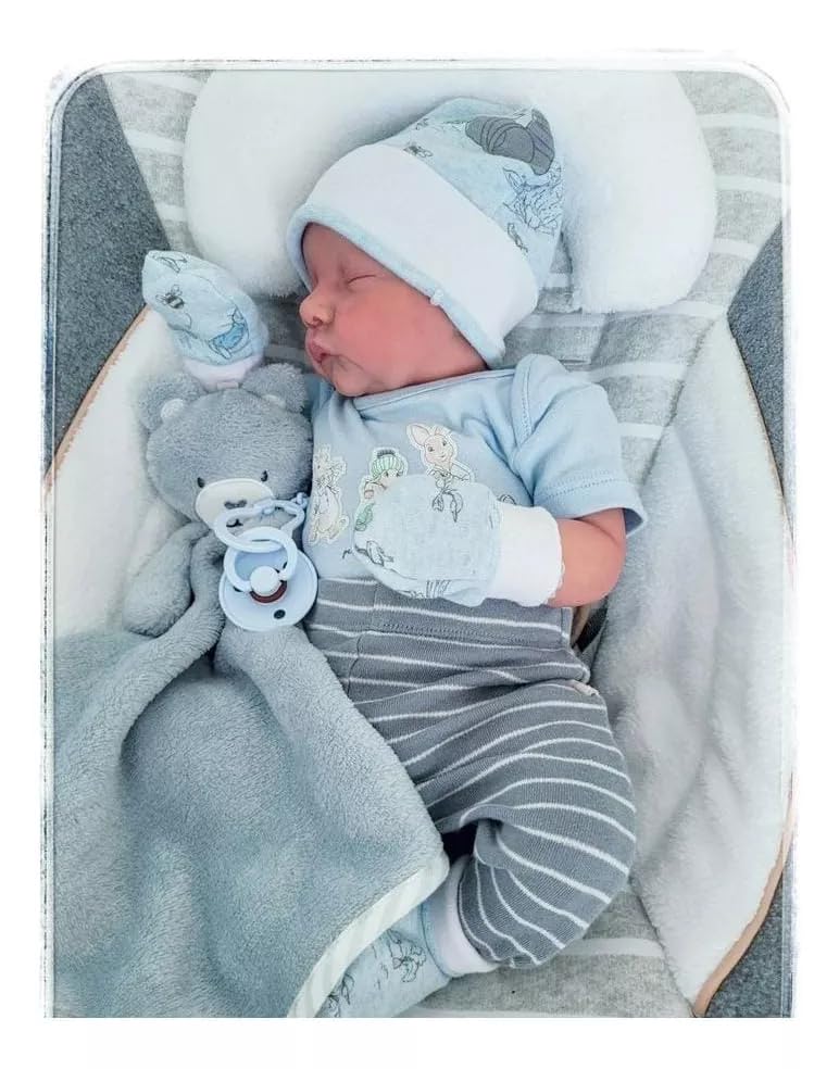 KSBD Levi 18-Inch Realistic Reborn Doll – Lifelike Sleeping Baby Boy