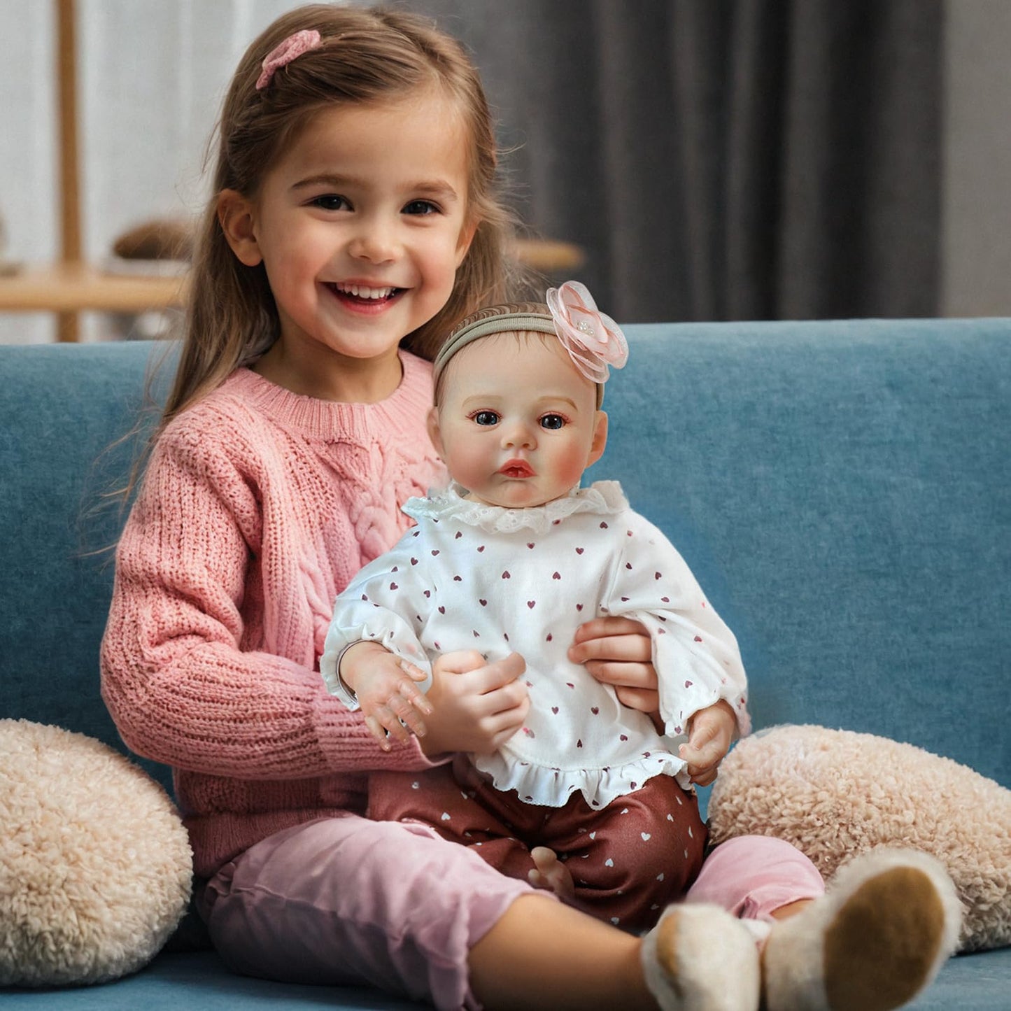 KSBD Reborn Baby Dolls – 18 Inch Realistic Girl Doll with Accessories