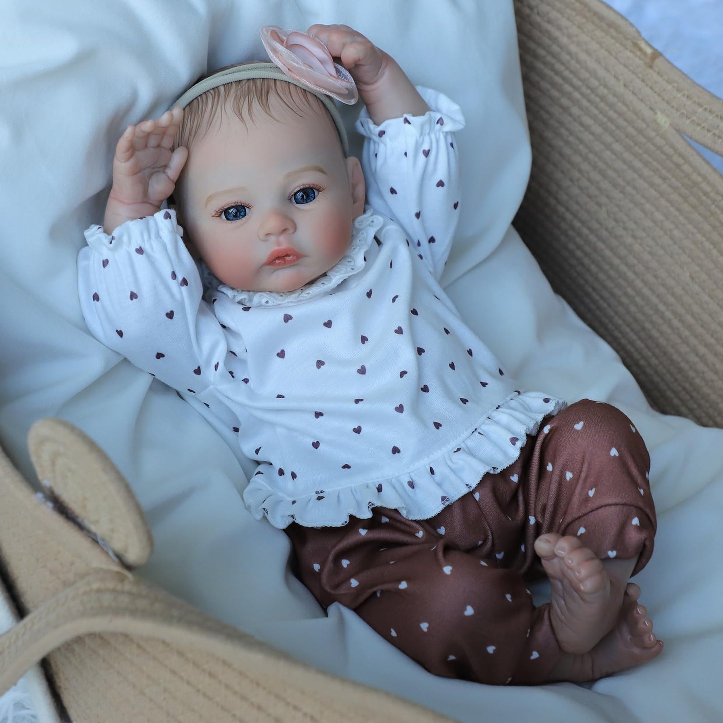 KSBD Reborn Baby Dolls – 18 Inch Realistic Girl Doll with Accessories