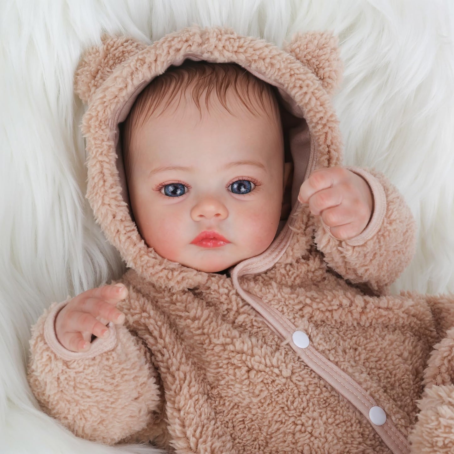 KSBD Reborn Baby Dolls - 18 Inch Realistic Lifelike Baby Boy with Accessories