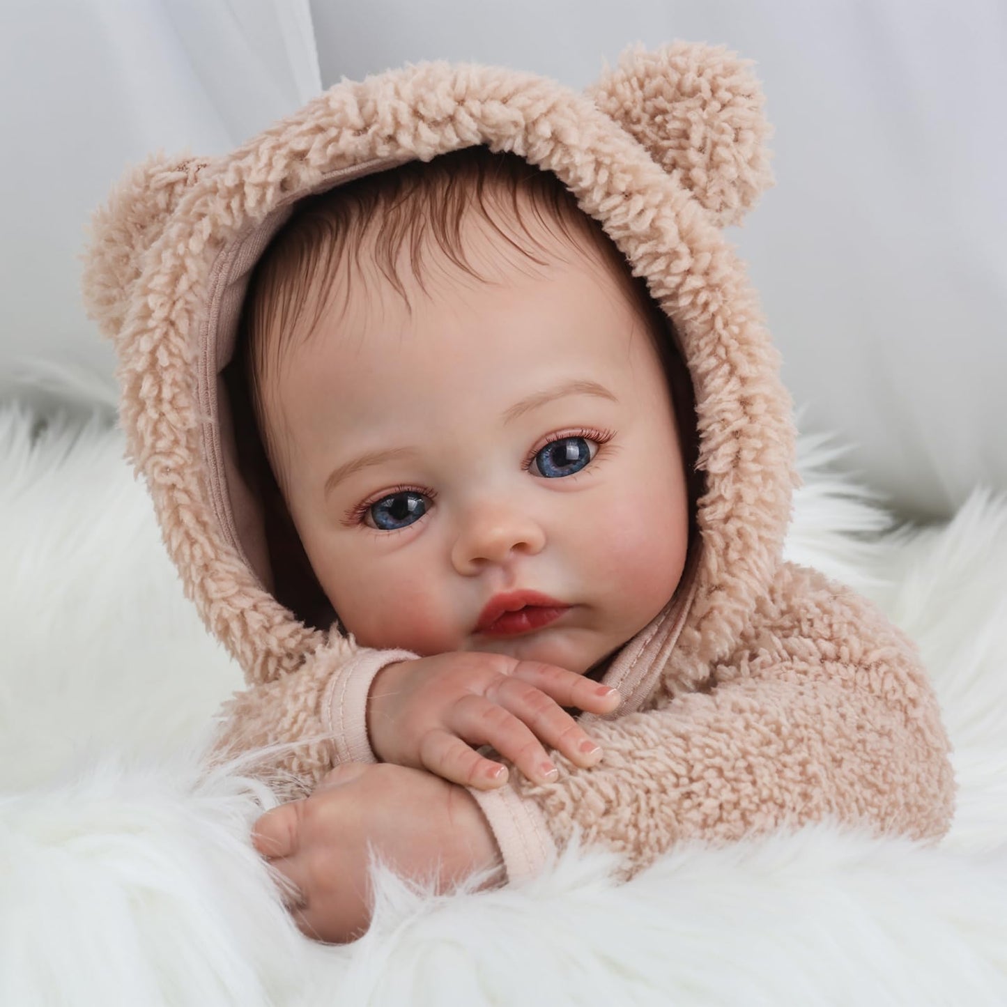 KSBD Reborn Baby Dolls - 18 Inch Realistic Lifelike Baby Boy with Accessories