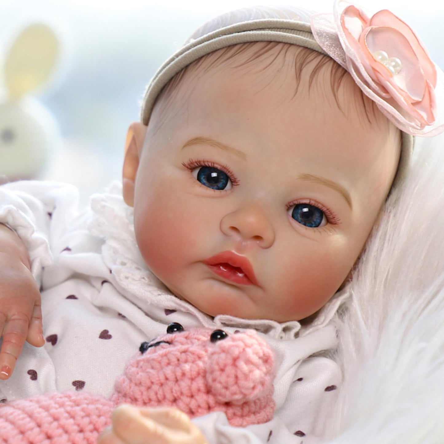 KSBD Reborn Baby Dolls – 18 Inch Realistic Girl Doll with Accessories