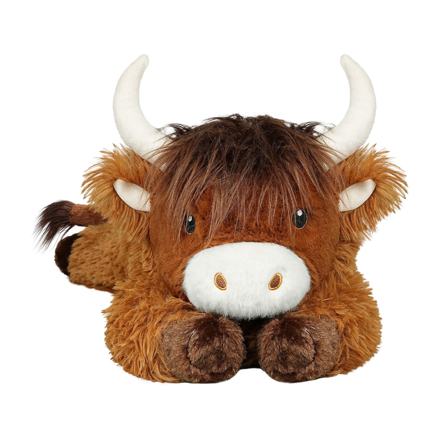 Ksidzas 4 lbs Weighted Highland Cow Plush – 21-Inch Cuddly Stuffed Animal