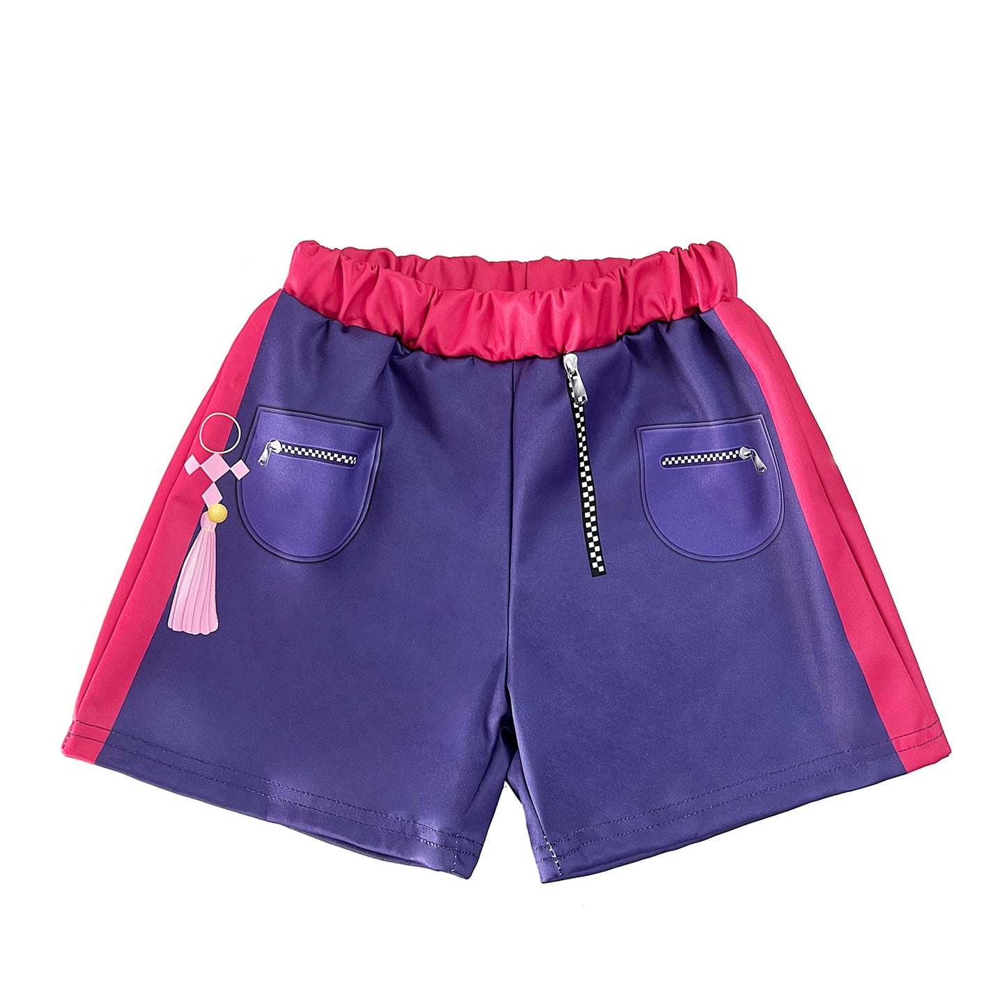 KSISUSH Girls Cosplay Costume 3-13Y: Jacket, Shorts & Wig 3-Piece Uniform Outfit (Size 9-10)