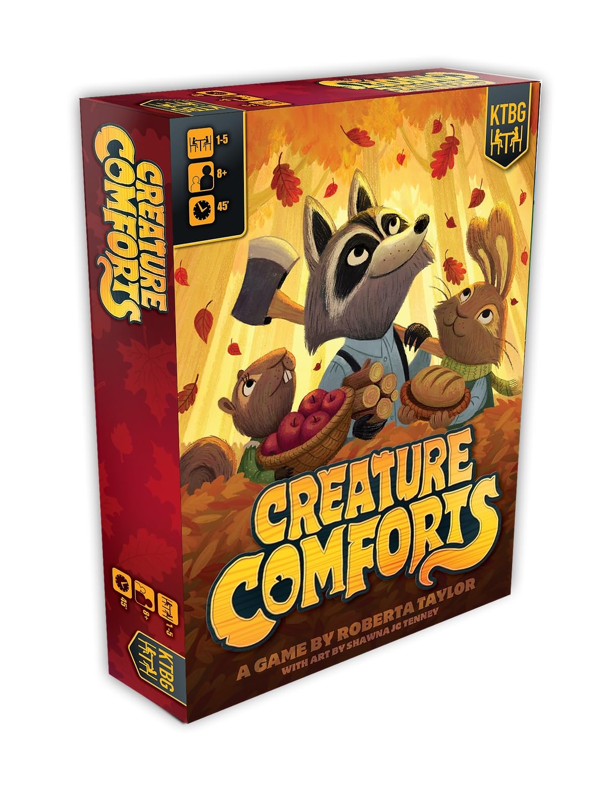 Creature Comforts by KTBG | Forest Resource Gathering & Seasonal Strategy for Families | Ages 8+ | 1-5 Players | 45 min