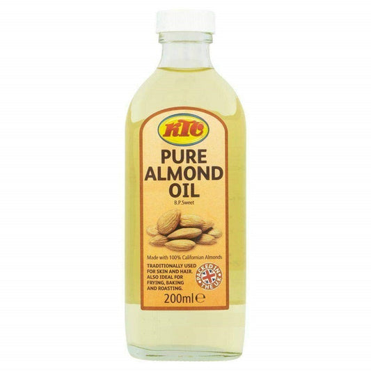KTC Pure Almond Oil: Nourishing & Strengthening Elixir for Hair & Skin 150ml