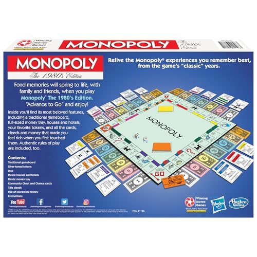 KToyoung Monopoly 1980s Edition – Authentic Artwork & Classic Tokens (2-8 players)