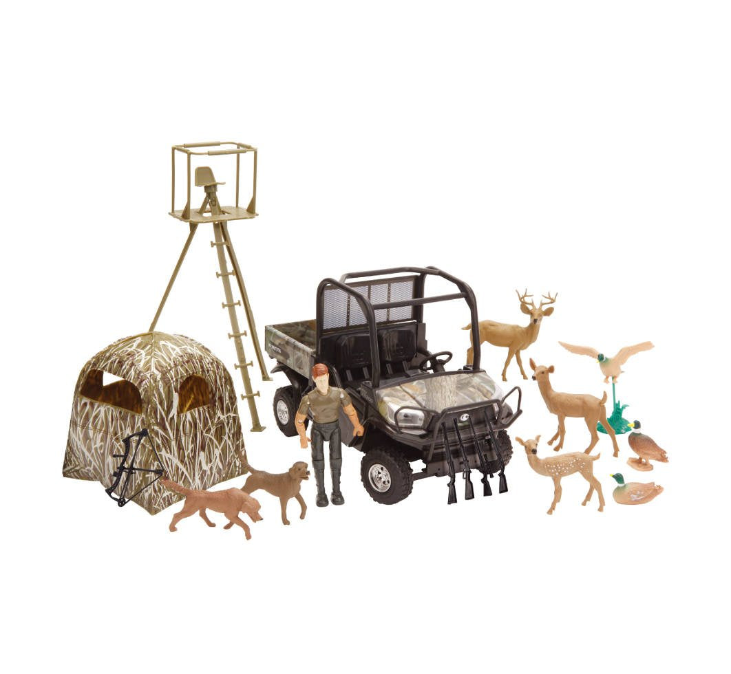 Kubota Hunting Playset w/ RTV-X1120D 1:18 Scale | Realistic Outdoor Toy