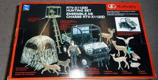 Kubota Hunting Playset w/ RTV-X1120D 1:18 Scale | Realistic Outdoor Toy