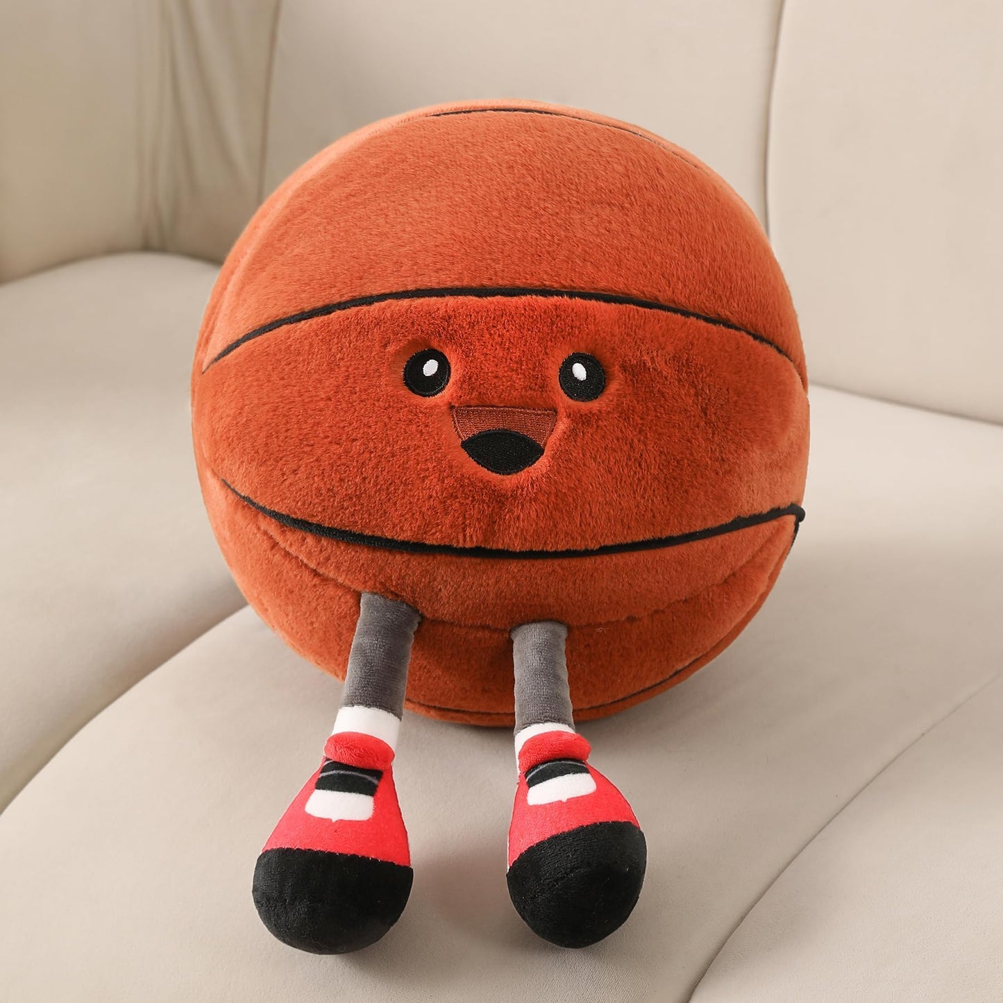 KUCCO-PILLOW Funny Basketball Plush Pillow – 11-Inch Plush Toy & Room Decor Gift