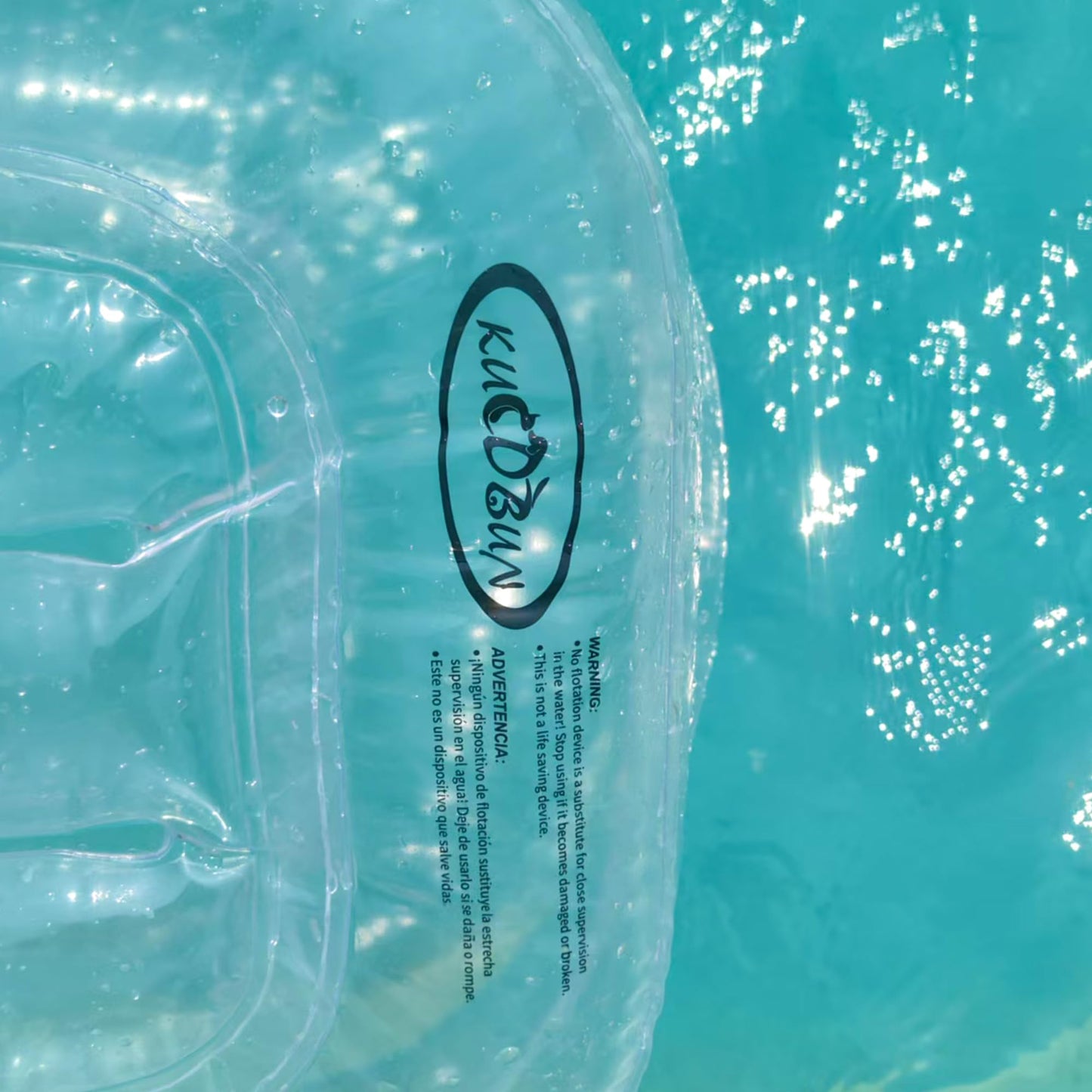 KUCDBUN 6-in-1 Dog Pool Float for Small Dogs | Inflatable Pet Raft