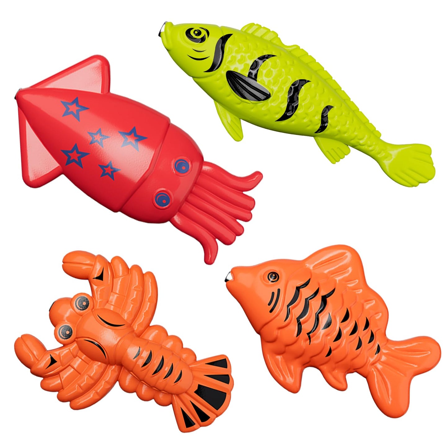 KukuFun Magnetic Fishing Pool Toys – Multi-Player Bath, Pool & Outdoor Toy for Kids