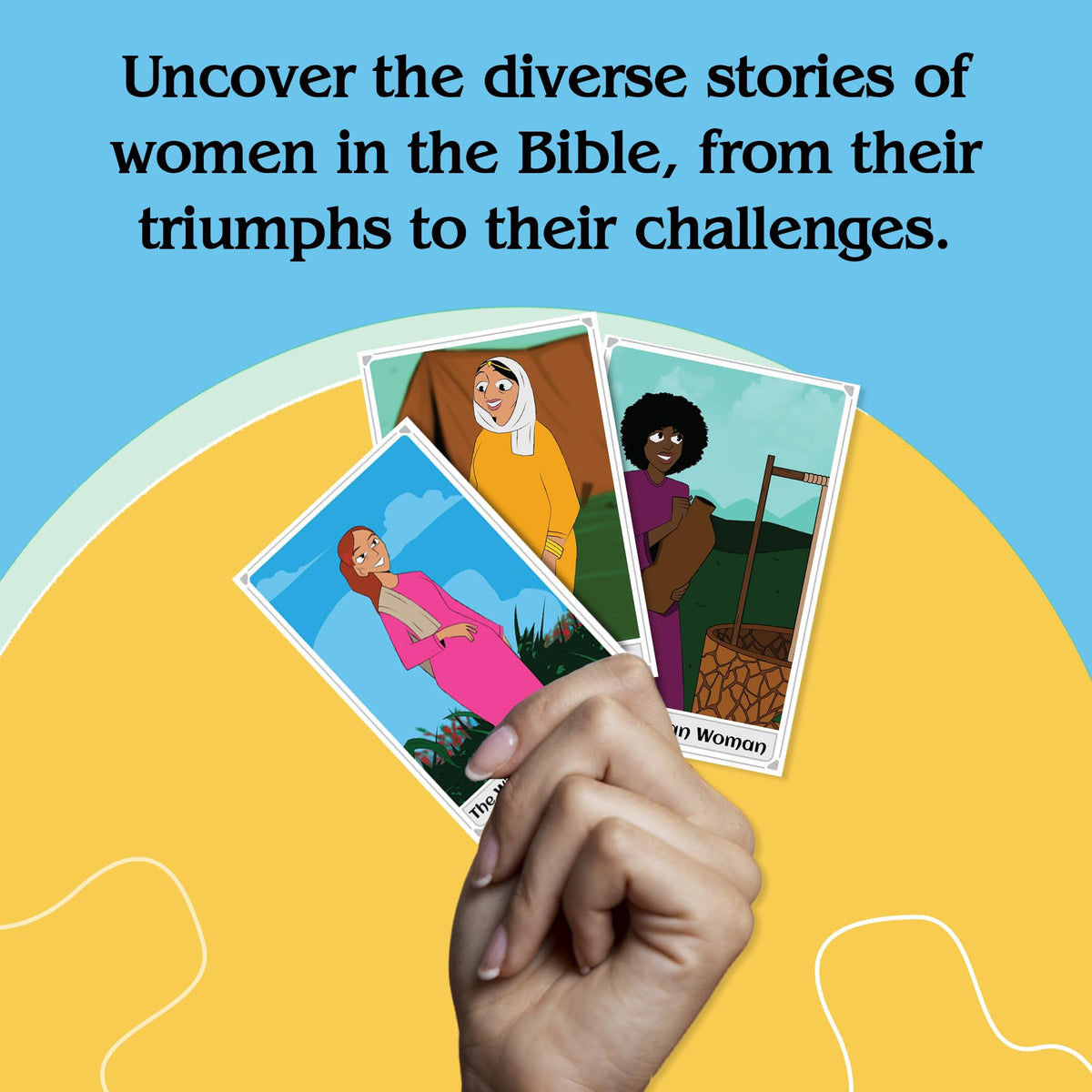 Kulture Games Bible Women – 50 Inspiring Bible Stories Card Game