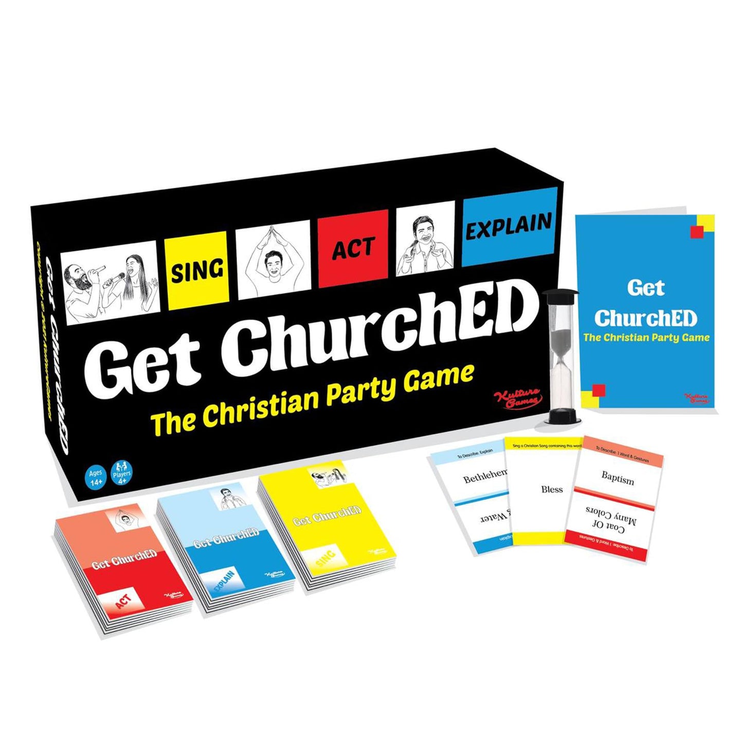 Get ChurchED by Kulture Games | The Christian Party Game for Bible Trivia, Charades & Sing