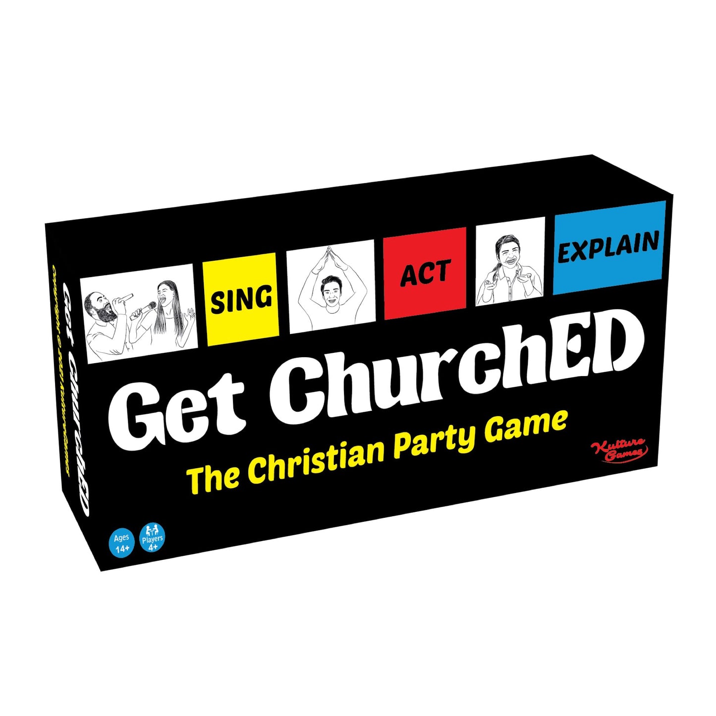 Get ChurchED by Kulture Games | The Christian Party Game for Bible Trivia, Charades & Sing