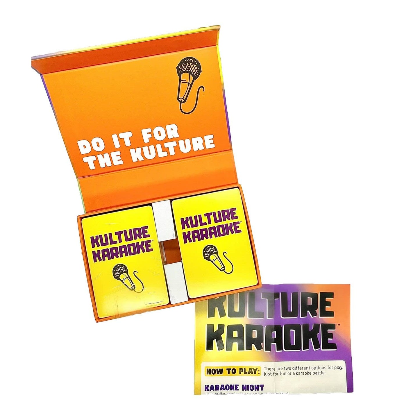 Kulture Karaoke Card Game – 150 Hip Hop & R&B Categories for 2+ Players
