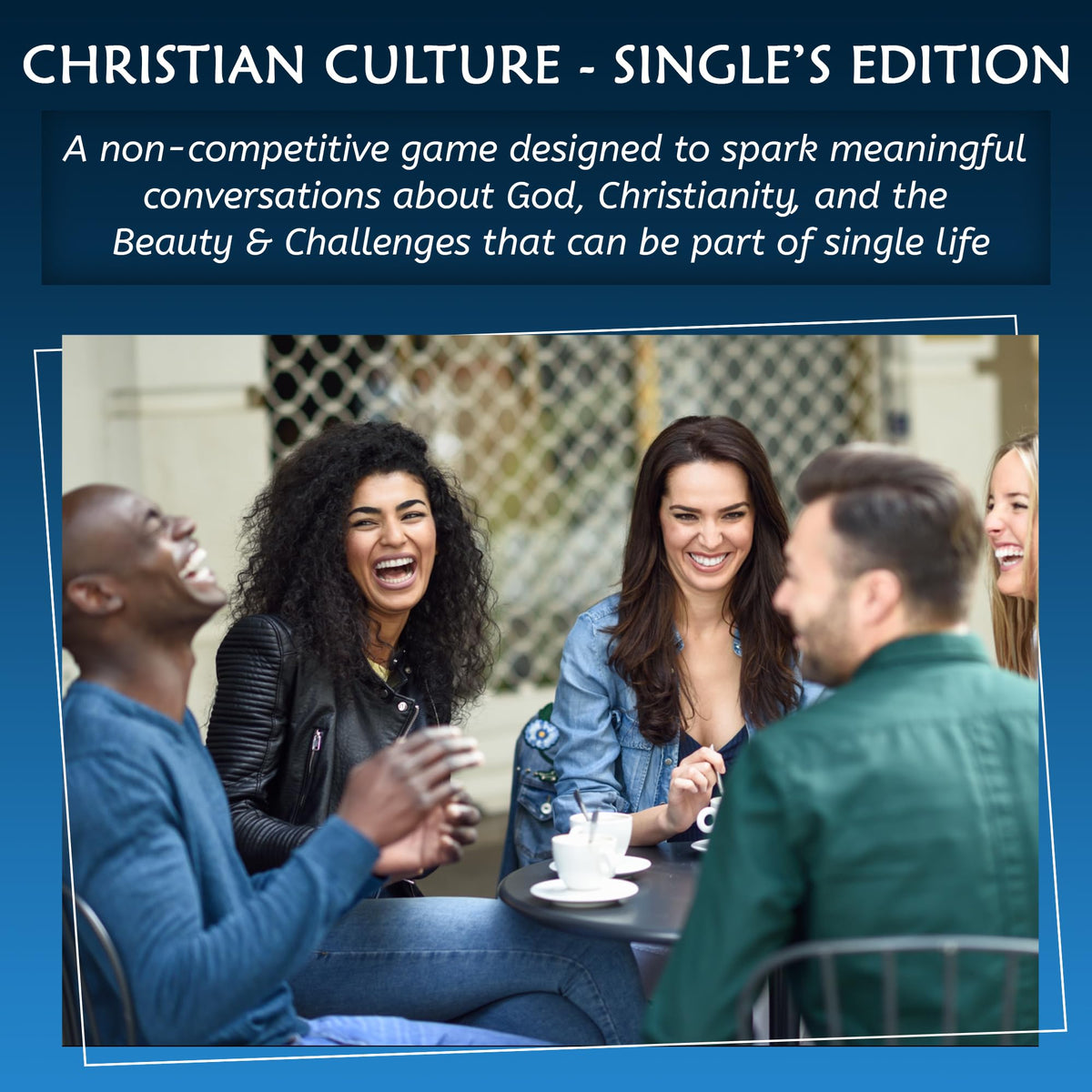 Kulture Games Christian Culture Singles Edition – Conversation Starters for Meaningful Christian Singles | Bible Discussion Cards