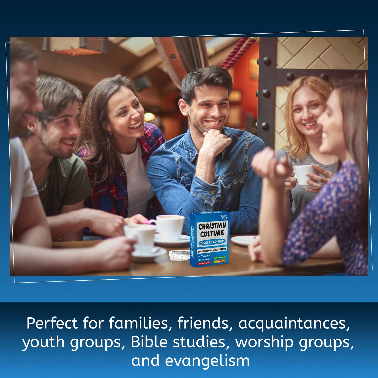 Kulture Games Christian Culture Singles Edition – Conversation Starters for Meaningful Christian Singles | Bible Discussion Cards