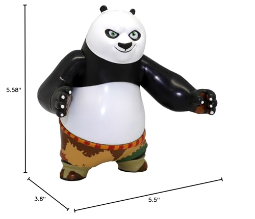 Kung Fu Panda Po 5.5-Inch Figure with Action Activated Sound, Chopping Action & 4 Points of Articulation
