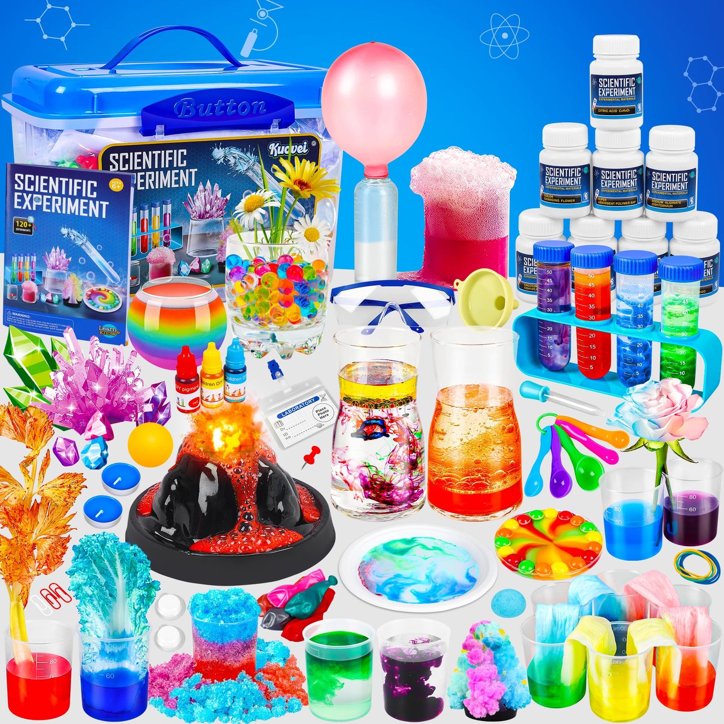 Kuovei Science Kit for Kids – 120 Experiments & STEM Learning (Ages 6–12)