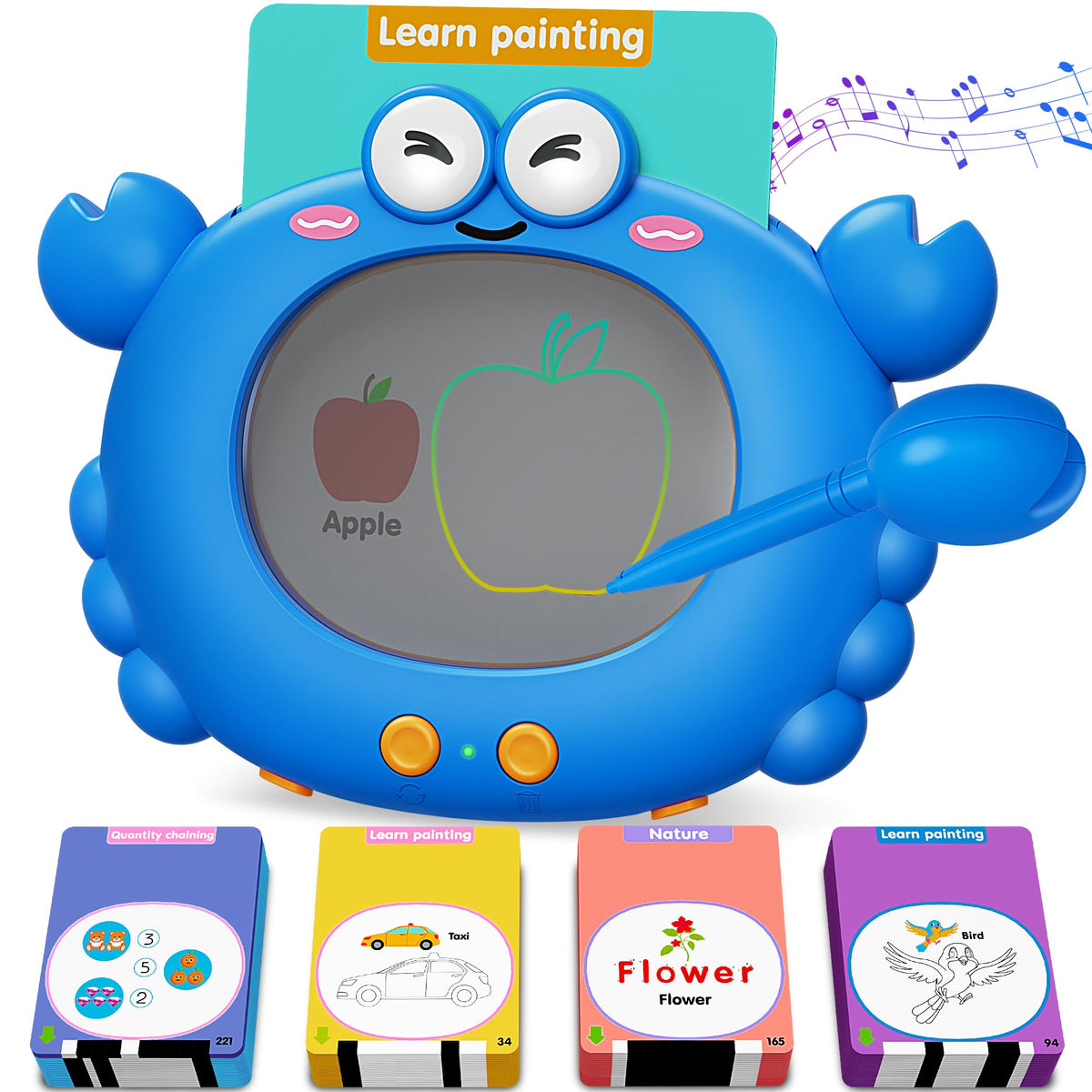 Kuovei Talking Flash Cards — 224-Page Interactive Learning for Kids