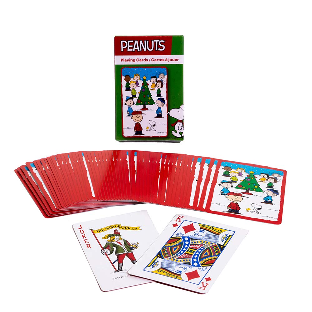Kurt S. Adler PN9151 Peanuts Playing Cards – Multi-Colored, Officially Licensed