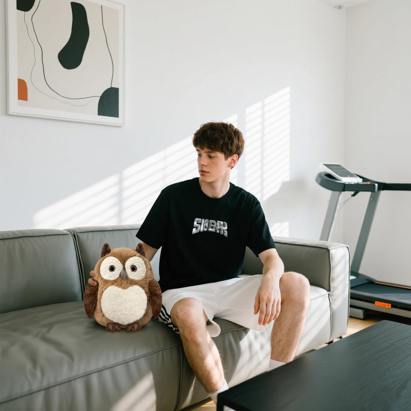 KUUDESOXX Owl Stuffed Animal – Plush Owl Toy for Kids & Adults | Cozy Bedtime Companion