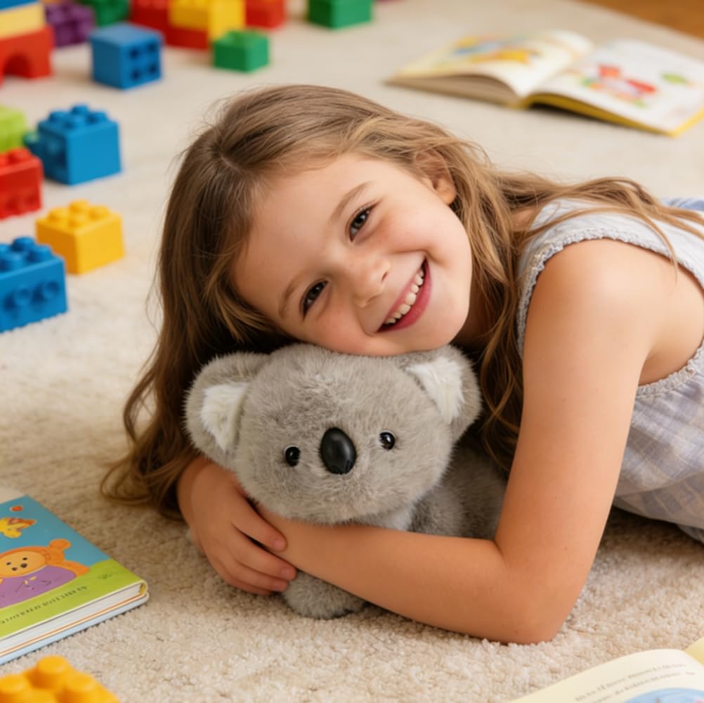 KWQBWQF 11.8'' Cute Koala Plush Toy – Soft Seated Koala Plushie Gift