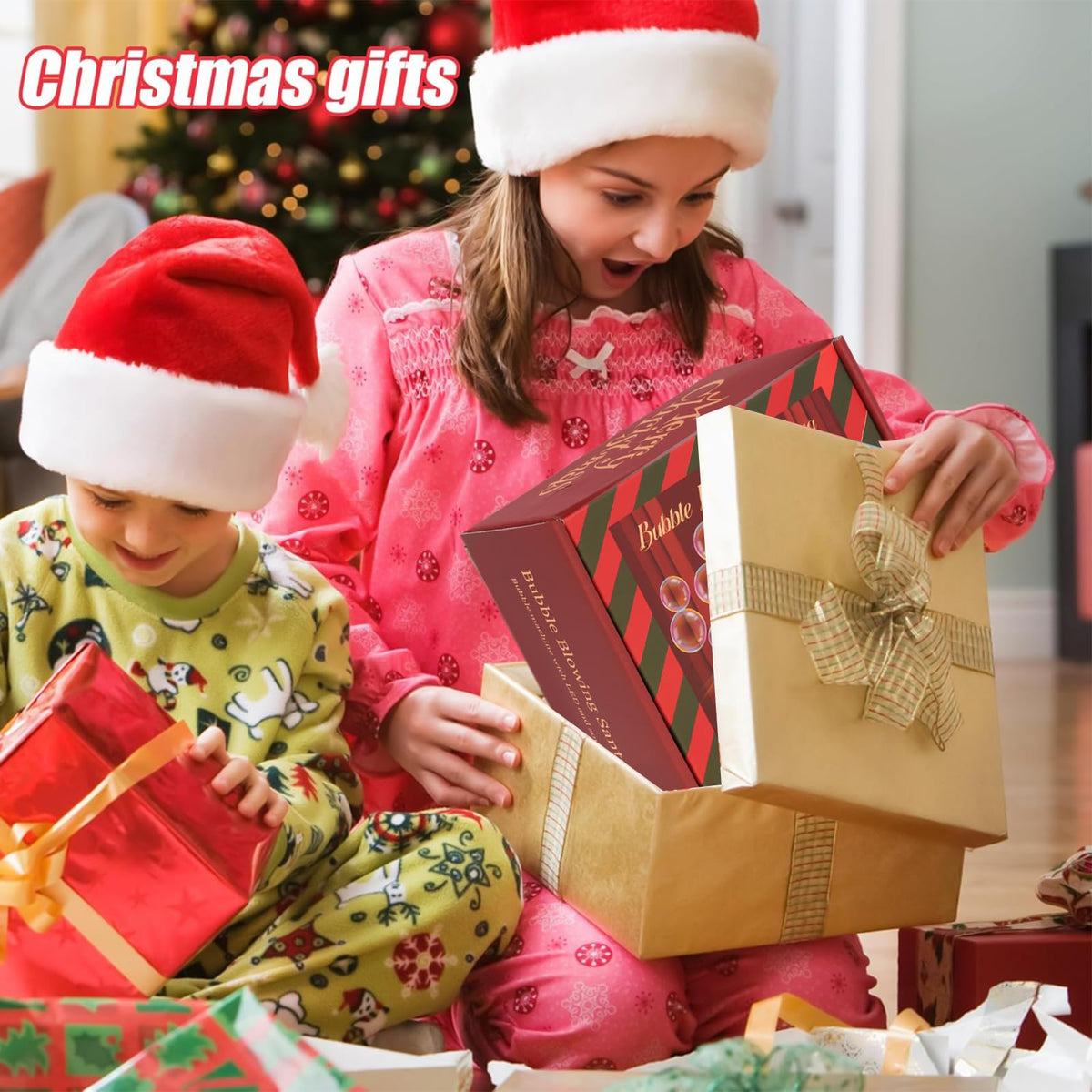 KXSGKRR Santa Bubble Blower — Farting Santa Bubble Machine with Music and Lights
