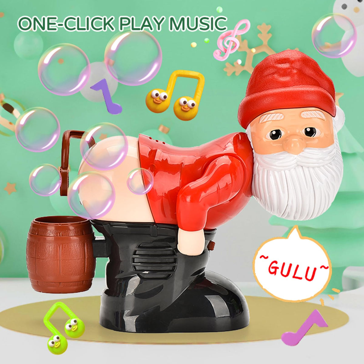 KXSGKRR Santa Bubble Blower — Farting Santa Bubble Machine with Music and Lights