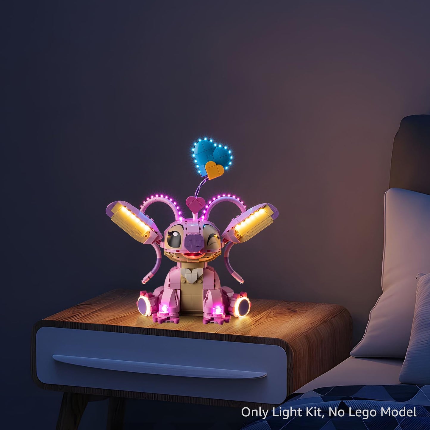Kyglaring Light Kit for LEGO 43257 Angel Lilo and Stitch - Lights Only
